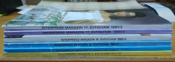 Martos G�bor Ivanics Istv�n  (f�szerk.) - 6 db IPM magazin, sz�rv�nysz�mok