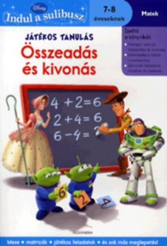 Jtkos tanuls: sszeads s kivons (Toy Story) - 7-8 veseknek