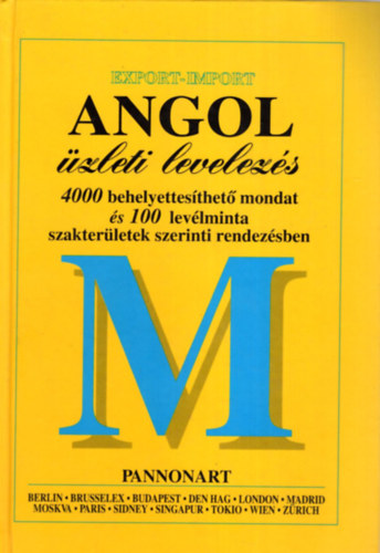 Pannonart - Angol �zleti levelez�s