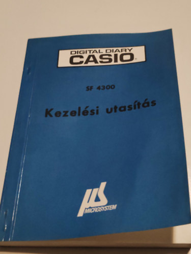 ismeretlen - Digital Diary Casio SF 4300 Kezel�si utas�t�s