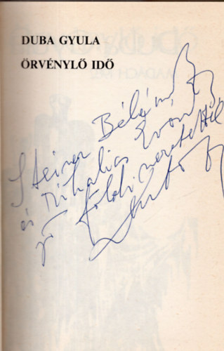 Duba Gyula - Örvénylő idő