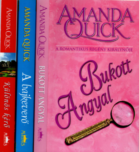 Amanda Quick - 3 db  Amanda Quick knyv  (Bukott Angyal + A bajkever + Klns kr )