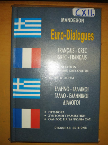 Mandeson - Euro-Dialogues Francais-Grec, Grec-Francais (Diagoras Editions)