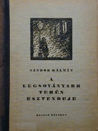 S�ndor K�lm�n - A legsov�nyabb teh�n esztendeje