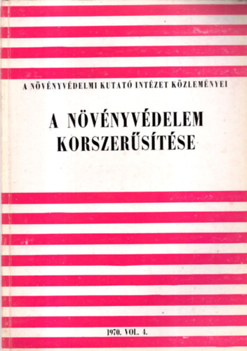 Dr. Kacs� Andr�s - A n�v�nyv�delem korszer�s�t�se  1971. 5. sz�m