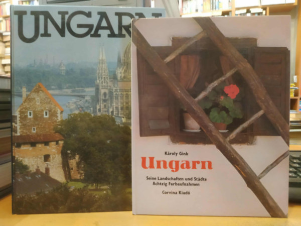 Fekete Gyula Gink Károly - 2 db Ungarn - Ungarn (Seine Landschaften und Städte Achtzig Farbaufnahmen)
