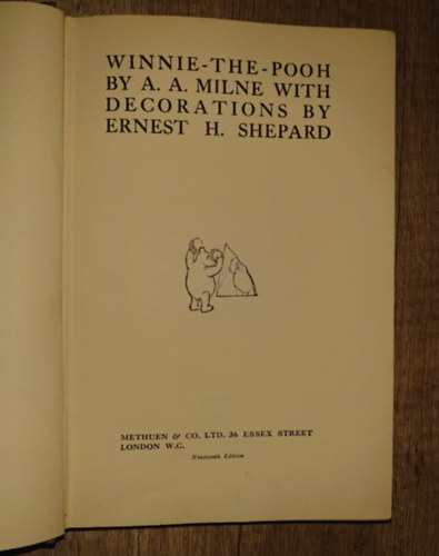 A. A. Milne - Winnie The Pooh
