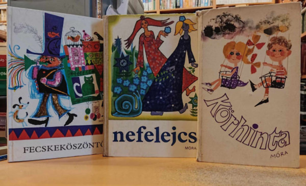 Graf.: Szyksznian Wanda, GRAFIKUS Würtz Ádám Kondor Lajos (ill.) - 3 db Gyerekvers kötet: Fecskeköszöntő + Körhinta + Nefelejcs