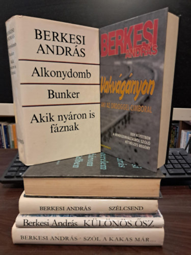 Berkesi Andrs - 6 db-os Berkesi Andrs KNYVMENT AJNLAT: Alkonydomb/Bunker/Akik nyron is fznak+Vakvgnyon+Szerelem hrom ttelben+Szlcsend+Klns sz+Szl a kakas mr...