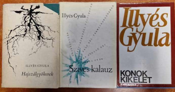 Illy�s Gyula - 3db Illy�s Gyula m�: Sz�ves kalauz + Hajsz�lgy�kerek+Konok kikelet