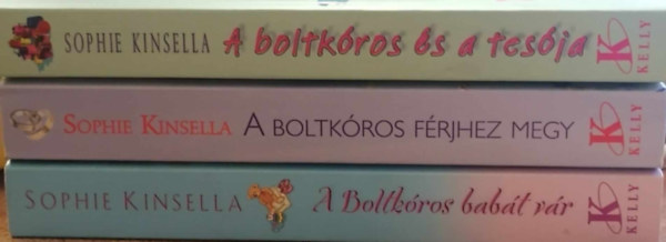 Sophie Kinsella - 3 db knyv a 'Boltkros' sorozatbl