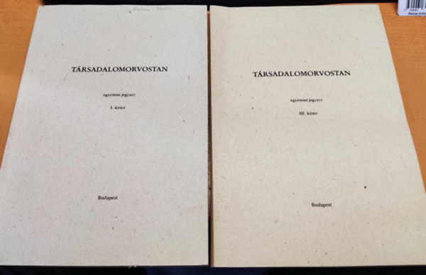 Dr. Dr. Simon Tamás Aczél György - Társadalomorvostan I. kötet + III. kötet (2 kötet)