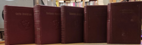 5 db Beviárium: Beethoven + Goethe + Merezskovszkij I-II. + Shakespeare