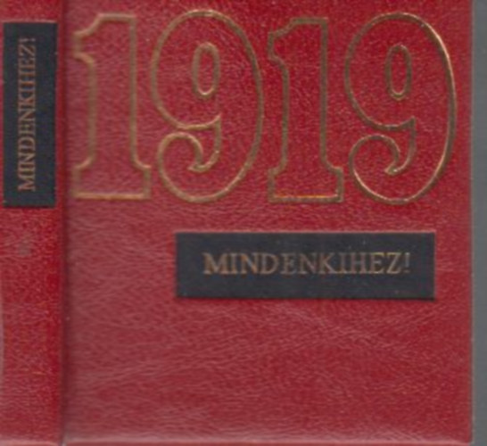 1919- Mindenkihez! (miniknyv, szmozott)