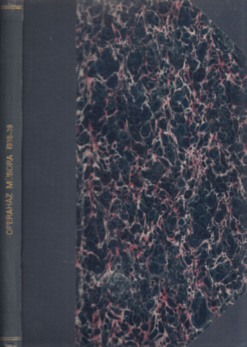 Az Operahz msora 1938-39.