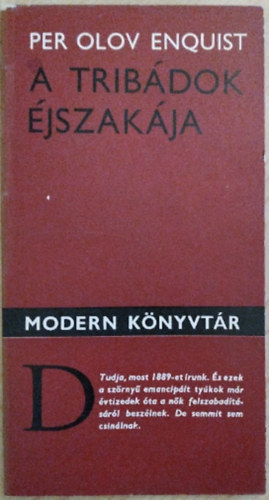 Per Olov Enquist - A tribádok éjszakája