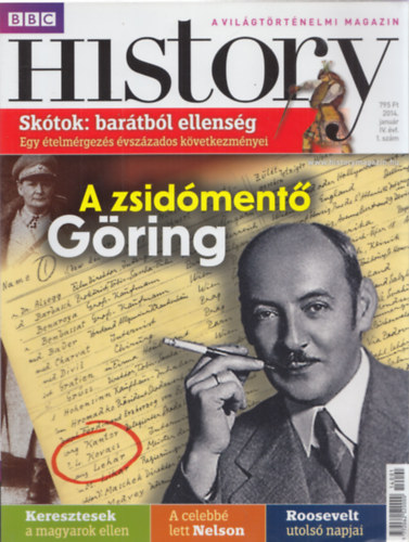 Papp Gábor - BBC History 2014/1, 4, 5, 6, 8, 9, 11, 12 (8 db lapszám)