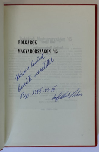 God gnes - Bolgrok Magyarorszgon 1945