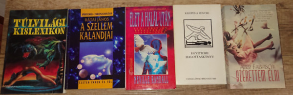 Rátai János Neville Randall - 4 könyv s halál utáni életról + 1 ajándékregény unyanebben a témában: Egyiptomi halottaskönyv, Túlvilági kislexikon, Élet a halál után, A szellem kalandjai életen innnen és túl + Szerettem élni