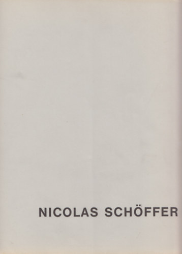 Nicolas Schffer - Tirage a part de Nicolas Schffer