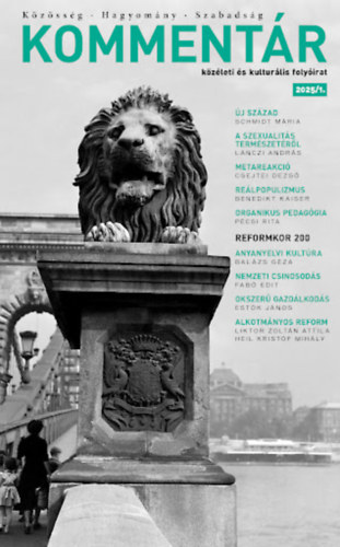 B�k�s M�rton  (f�szerkeszt�) - Komment�r foly�irat 2025/1