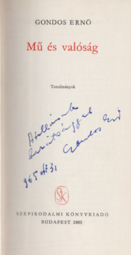 Gondos Ern� - M� �s val�s�g (Dedik�lt)