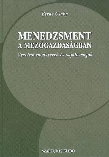 Berde Csaba - Menedzsment a mez�gazdas�gban