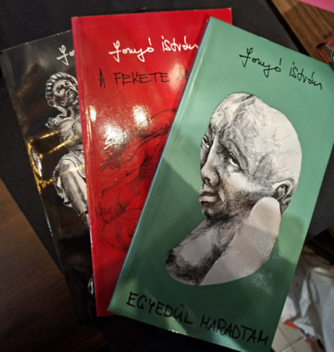 Fony� Istv�n - 3 db Fony� Istv�n k�tet: V�rrasztunk az �jszak�ban, A fekete mad�r, Egyed�l maradtam