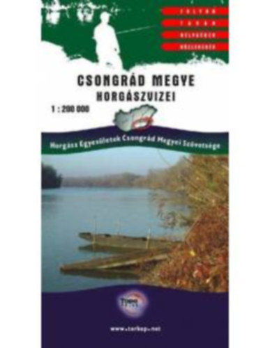Topopress.map - Csongrád megye horgászvizei - térkép