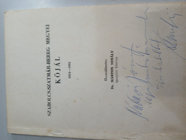 Dr. M�rton Mih�ly - Szabolcs-Szatm�r-Bereg megyei K�J�L 1954-1991