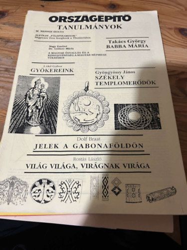 Orsz�g�p�t� tanulm�nyok