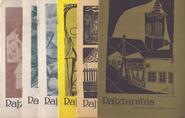 Kovács Károly szerk. - Rajztanítás - Az Oktatási Minisztérium módszertani folyóirata - XXII.évf. 1980/1-6.szám teljes évfolyam