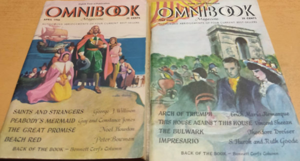 Omnibook Magazine - 2 db Omnibook Magazine 1946 April + July (2 füzet)