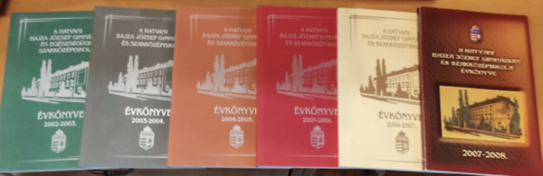 Nagy L�szl� - 6 db A Hatvani Bajza J�zsef Gimn�zium �s Eg�szs�g�gyi Szakk�z�piskola �vk�nyve