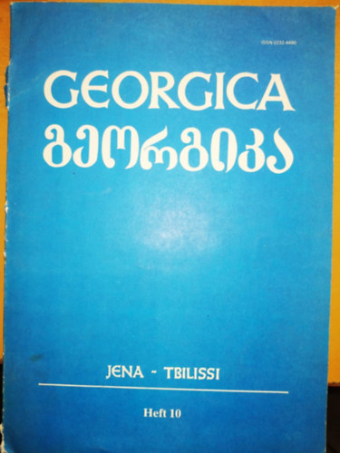 Bolko Schweinitz - Georgica Heft 10 (Jena - Tbilissi)