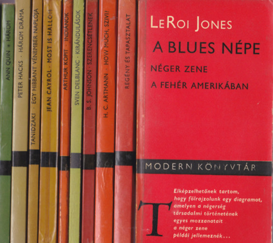 Modern k�nyvt�r k�nyvcsomag:10 db. k�nyv