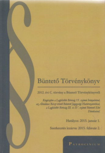 Bntet trvnyknyv