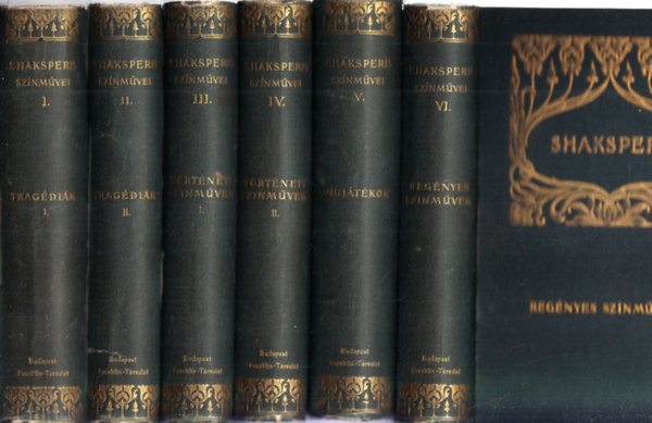 William Shakespeare - Shakespeare összes színművei I-VI.