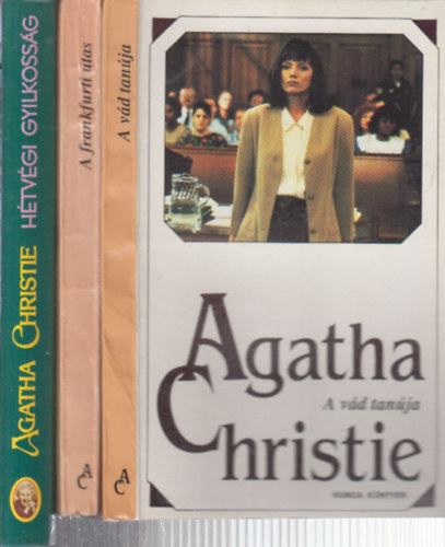 Agatha Christie - 3 db. krimi (A vd tanja + A frankfurti utas + Htvgi gyilkossg)