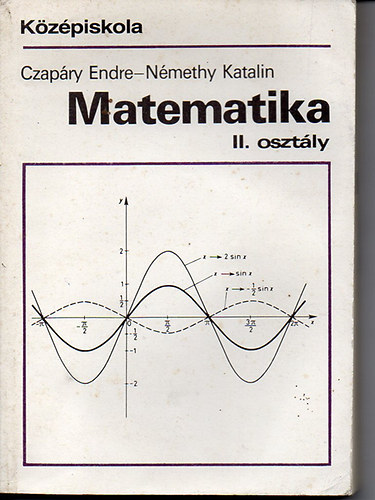 Czap�ry Endre; N�methy Katalin - Matematika II. oszt�ly