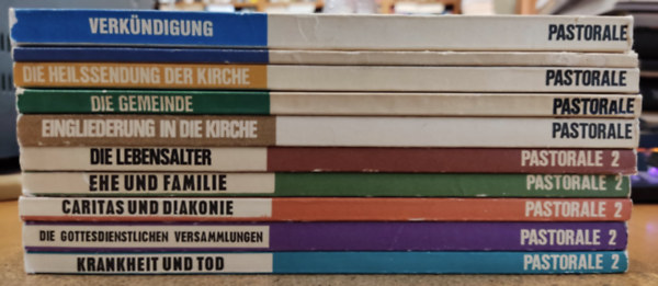 Matthias Grünewald - 10 db Pastoral és Pastorale 2 kötet - Handreichung für den pastoralen dienst (Kiosztóanyag a lelkipásztori szolgálathoz)