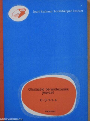 Kiss Iván - Olajtüzelő berendezések jegyzet 0-3-1-1-4