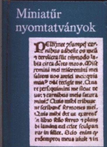 Janka Gyula - Miniatűr nyomtatványok (többnyelvű)- minikönyv