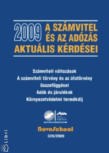 A sz�mvitel �s az ad�z�s aktu�lis k�rd�sei 2009