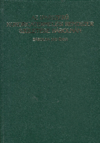 Az iparszer� kukoricatermel�si rendszer sz�let�se B�boln�n