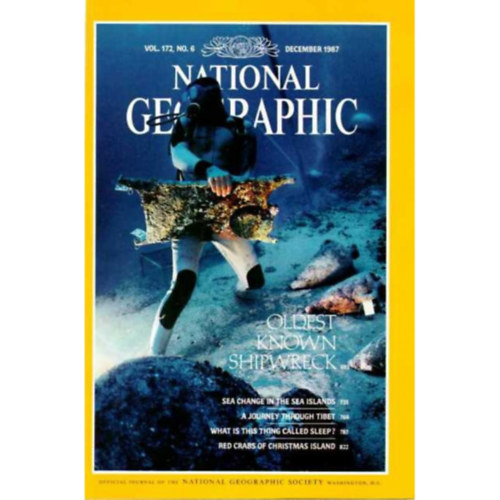 National Geographic 1987 december Vol. 172, No. 6.