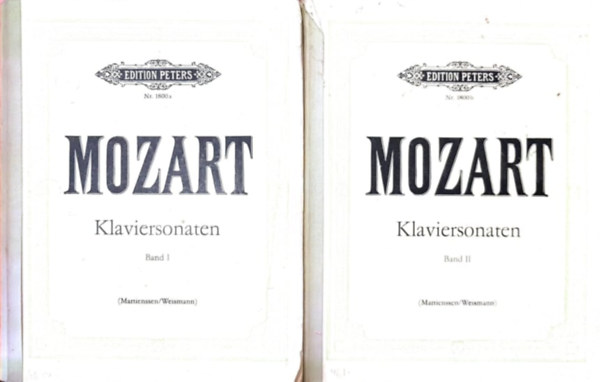 W. A. Mozart - Klaviersonaten Band I-II.