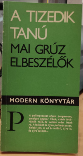 Eur�pa K�nyvkiad� - A tizedik tan�. Mai gr�z elbesz�l�k.