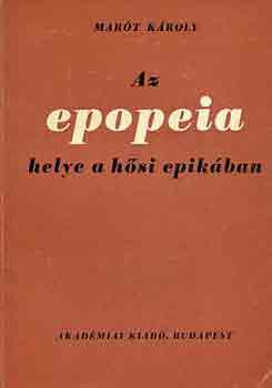 Mart Kroly - Az epopeia helye a hsi epikban