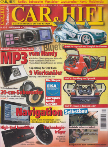Car & Hifi Testmagazin 2007/5. (nmet nyelv)